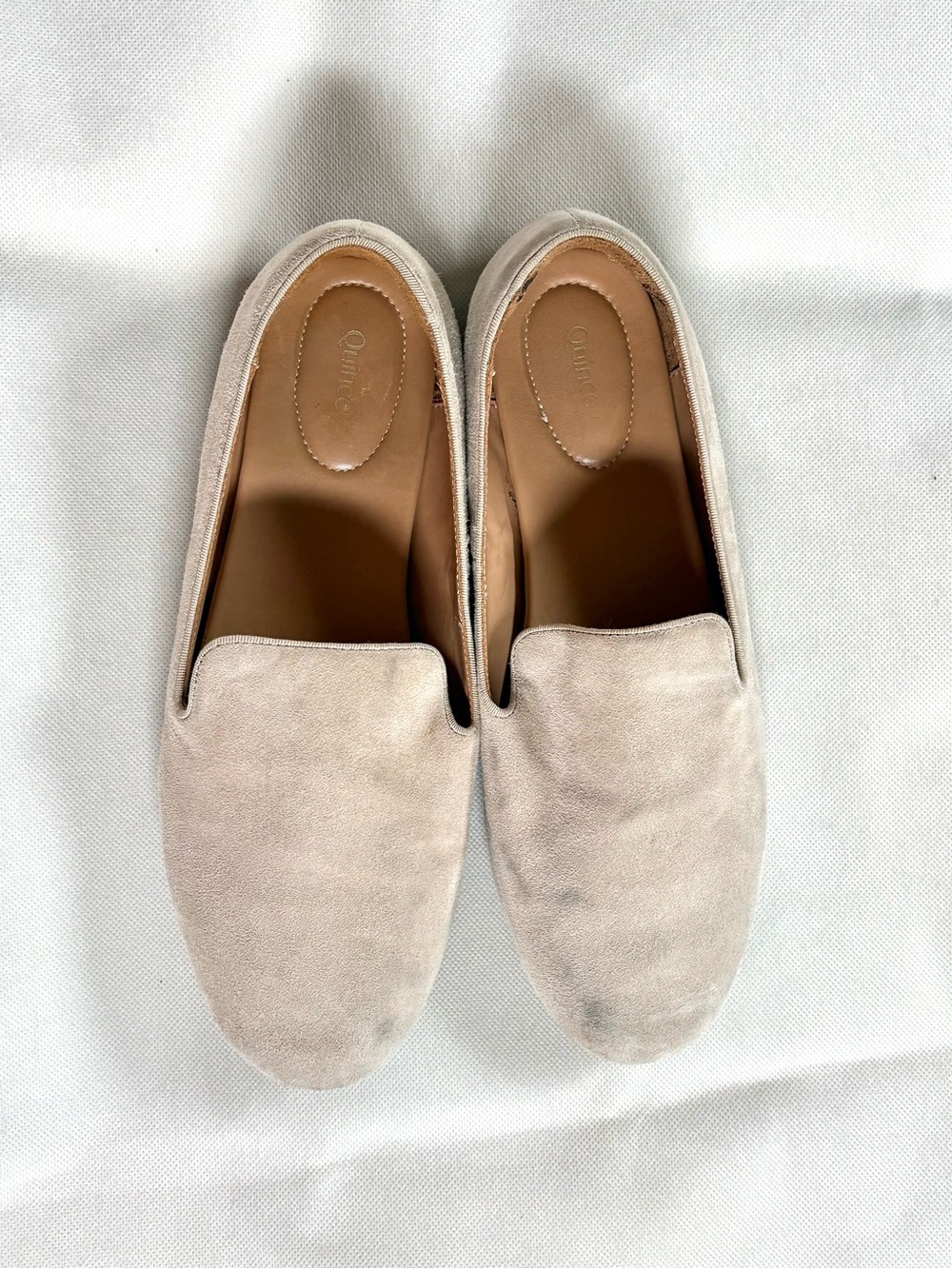 Quince Italian Sheep Suede Leather Lined Slipper Loafer size 10 - Picture 4 of 11